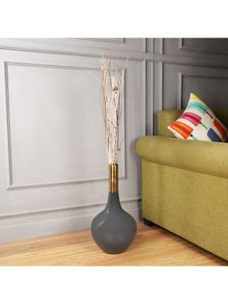 De Maison Decor - Stout Deidra Dim Grey Brass Vase