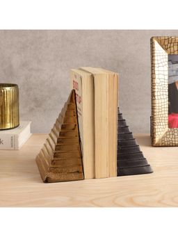 De Maison Decor - Pyramidon Bookend Gold & Black