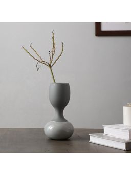 De Maison Decor - Chalice Grey Enamel Vase
