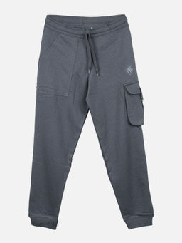 KiddoPanti - Boys Grey Cargo Pocket Joggers