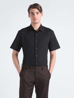 Calvin Klein - Men Black Solid Formal Shirt