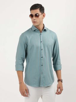 Calvin Klein - Men Blue Stripes Casual Shirt