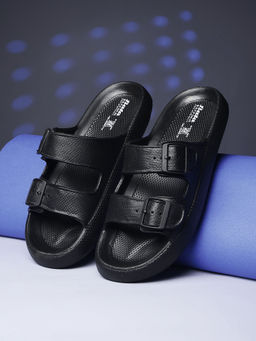 Bata - Men Black Sliders