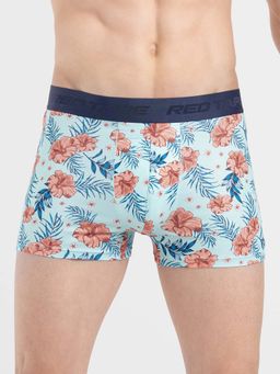 Red Tape - Men's Aqua Printed Elasticated Polyester Stretched Trunk