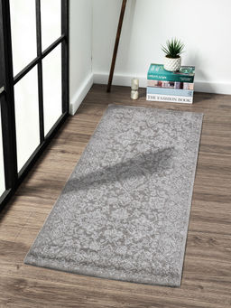 OBSESSIONS - Ethnic Polyester Grey Runner