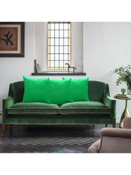 I wish - Green Decorative Art Silk Cushion Cover - Pack Of 3