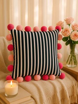 THROW PILLOW - Playful Stripes Cushion Cover