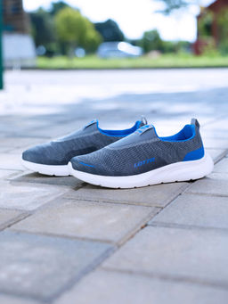 LOTTO - Flo Walk Slip On Grey Walking Shoes for Men