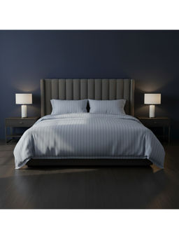 LANE LINEN - Blue Galaxy Cotton Bedsheet with 2 Pillow Covers