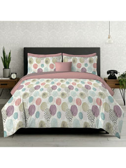 LANE LINEN - White Symphony Cotton Bedsheet with 2 Pillow Covers