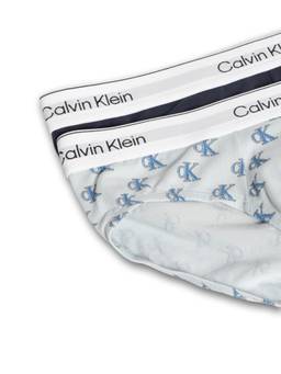 Calvin Klein - Multicolor Logo Mid Rise Briefs (Pack of 2)
