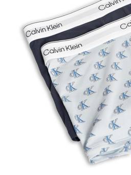 Calvin Klein - Multicolor Solid Mid Rise Trunks (Pack of 2)