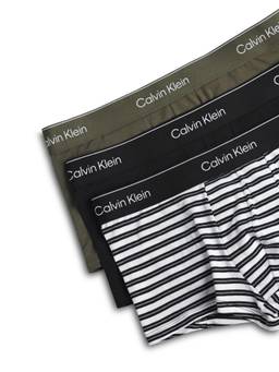 Calvin Klein - Multicolor Solid Low Rise Trunks (Pack of 3)