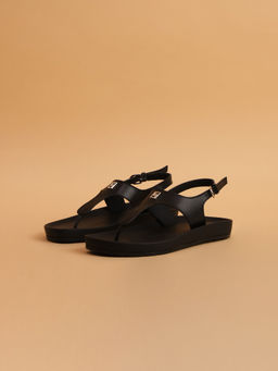 ERIDANI - Solid Black Astrid Flats