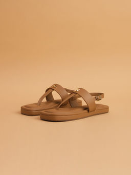 ERIDANI - Solid Beige Ivanka Flats