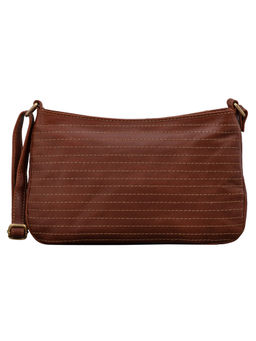 Mai Soli - Light Brown Leather Missy Crossbody Sling Bag