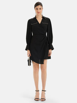 Kazo - Wrap Mini Dress