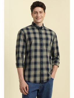 Allen Solly - Men Multi-Color Slim Fit Check Full Sleeves Casual Shirt