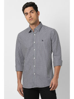 Van Heusen - Men Multi-Color Slim Fit Check Full Sleeves Casual Shirt
