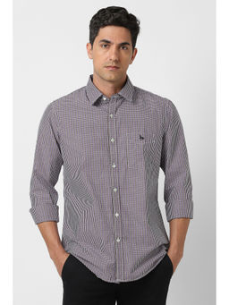 Van Heusen - Men Multi-Color Slim Fit Check Full Sleeves Casual Shirt