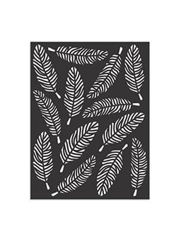 Little Birdie - Stencil Feathers