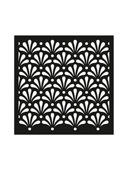 Little Birdie - Stencil Plumeria