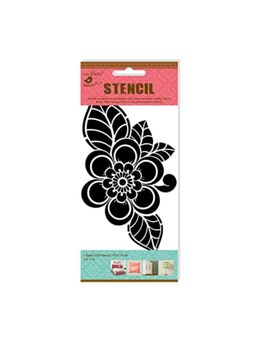 Little Birdie - Stencil Wildflower