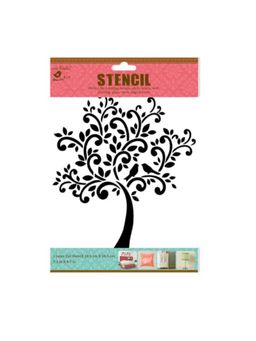 Little Birdie - Stencil Enchanting Tree