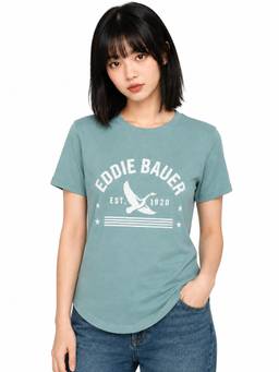 Eddie Bauer - Women's 1920 Teal Tshirt