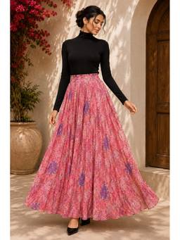 BONICA CLOTHING - Women Multicolor Floral Printed Flared Skirt