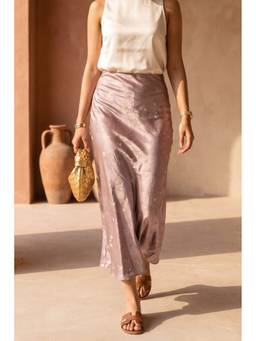 HOUSE OF SAL - Nora Printed Pink Skirt