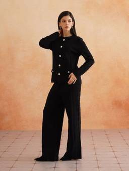 Beatnik - Black Winterwear Womens Co-ord Set