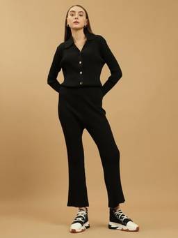 Beatnik - Black Winterwear Womens Co-ord Set