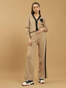 Beatnik - Beige Winterwear Womens Co-ord Set