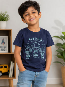 Shopbloom - Fly High Glow The Dark Print T-Shirt