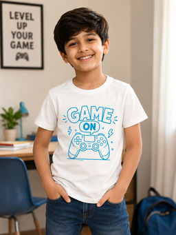 Shopbloom - Game On Glow The Dark Print T-Shirt