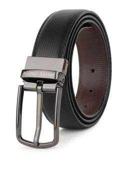 HAYES LONDON - Men's Genuine Leather Reversible Belt