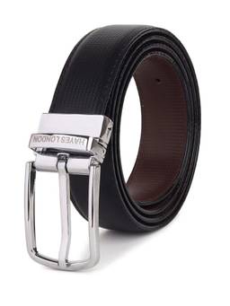 HAYES LONDON - Men's Genuine Leather Reversible Belt