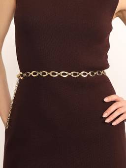 Kazo - Women Gold Slither Link Chain Belt
