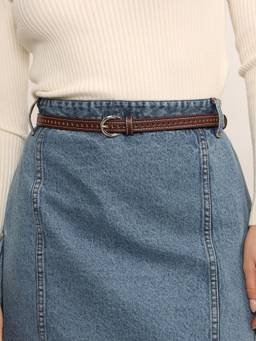 Kazo - Women Brown Ferro Belt