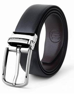 HAYES LONDON - Men's Genuine Leather Reversible Belt