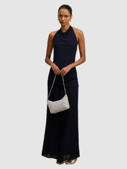 Forever New - Blue Abby Petite Halter Maxi Dress