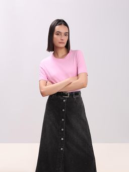 VERO MODA - Organic Cotton T-shirt - Pink