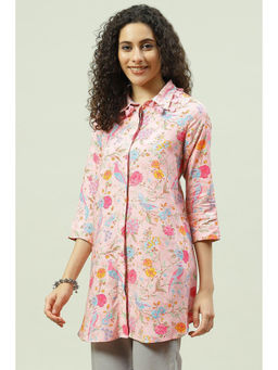 Biba - Pink Straight Shirt