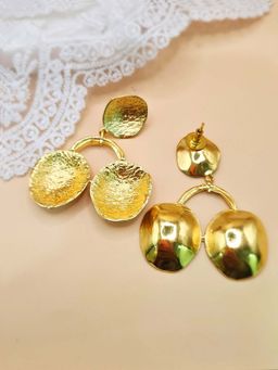 Viana Jewels - Dazzle Brass Earrings