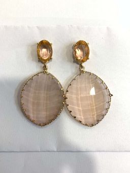 BEAUTY SPOT JEWELLERY - The Crystal Orange Drops Earrings