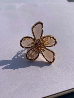 BEAUTY SPOT JEWELLERY - Orange Bloom Statement Ring