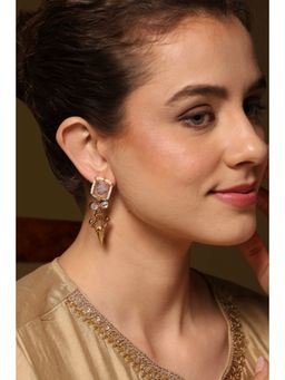 Biba - Women Gold Brass Drop Earrings