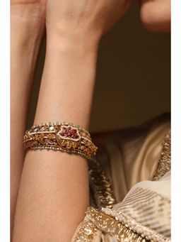 Biba - Women Multicolor Brass Kada