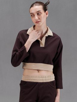 Cava Athleisure - Women Boxy Polo Sweatshirt